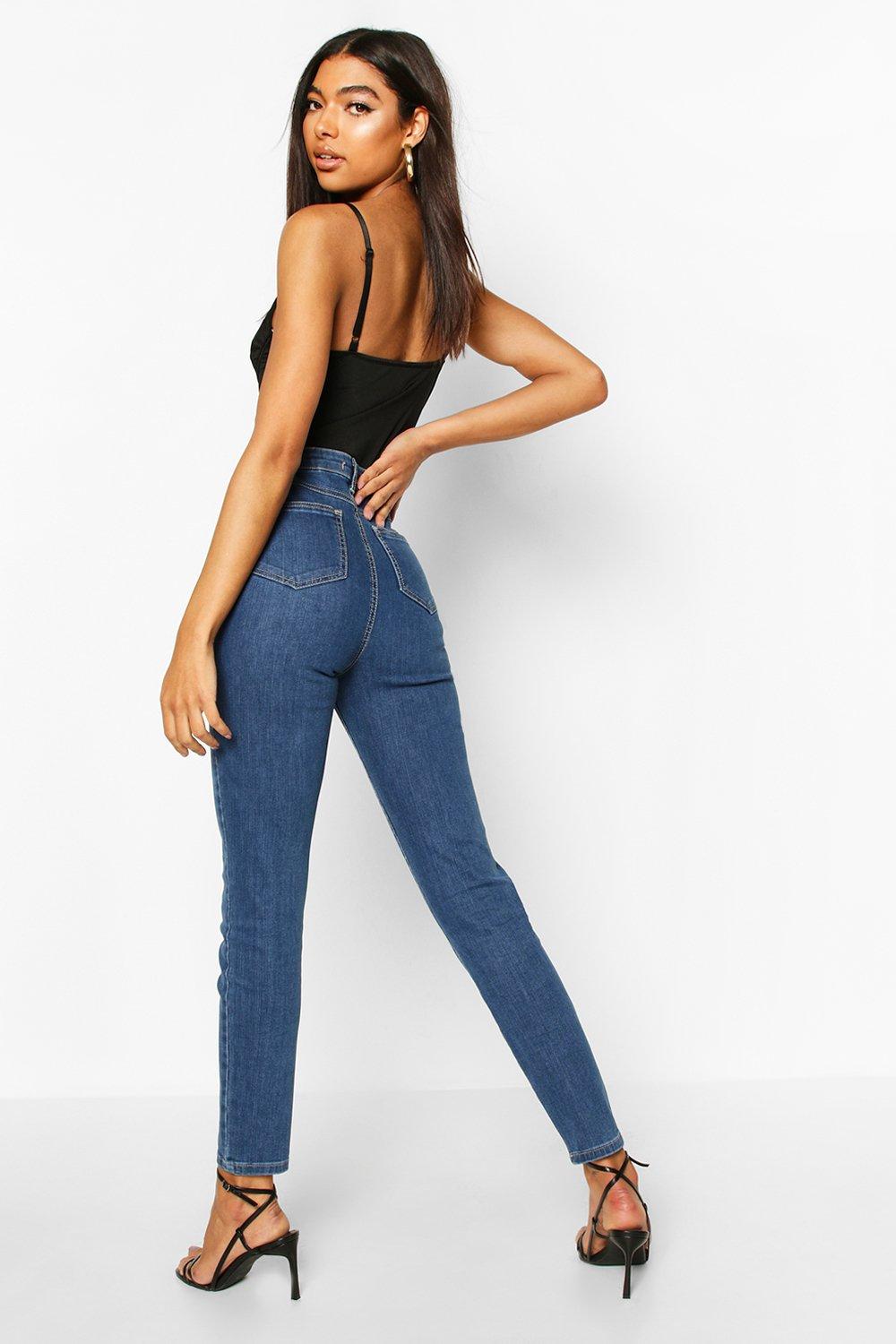 Jeans Tall skinny a vita molto alta